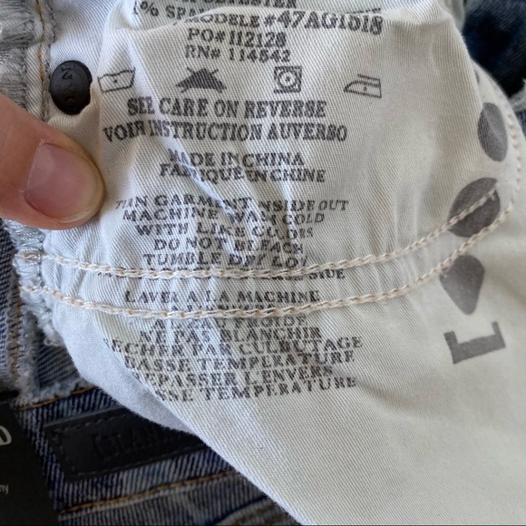 BLANK NYC The Bond Mid-Rise Skinny Ankle Leopard Animal Print Jeans Blue NWT 25 - Picture 4 of 14